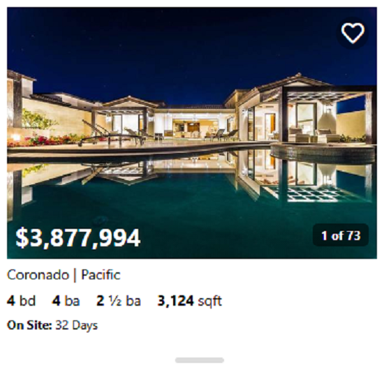 Upscale villa in Quivira with panoramic balcony, tropical courtyard, and smart home features